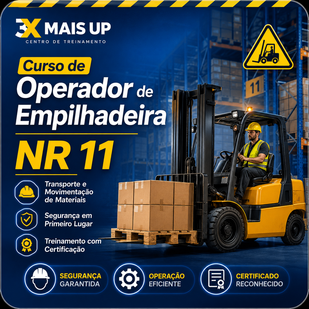 Curso NR 11 da 3X MAIS UP